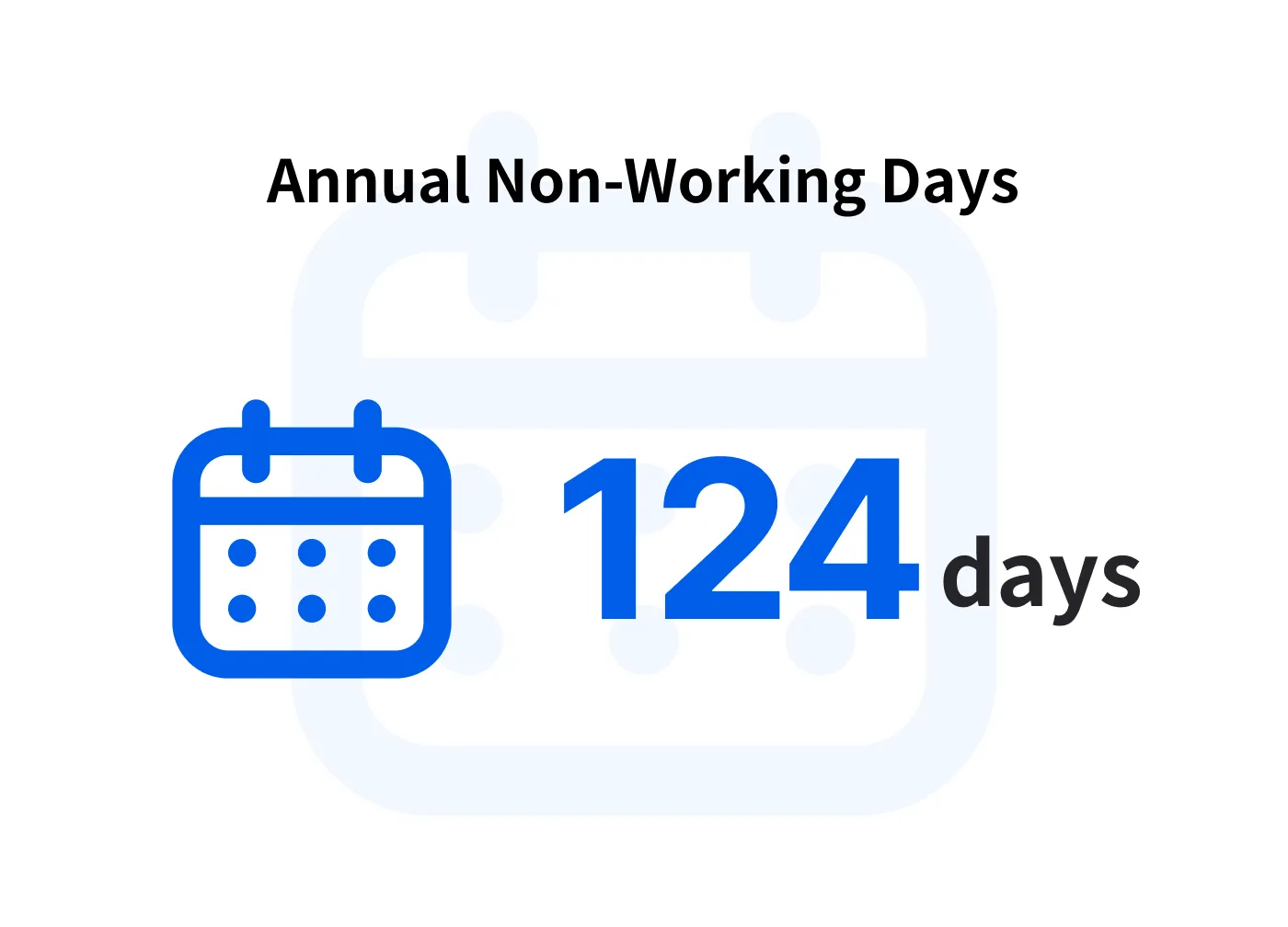 123 annual holidays